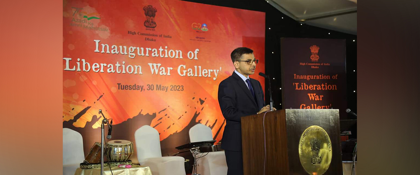 HC Pranay Verma joined the Home Minister of Bangladesh, HE Asaduzzaman Khan to inaugurate a new Liberation War Gallery at the Indian Cultural Centre