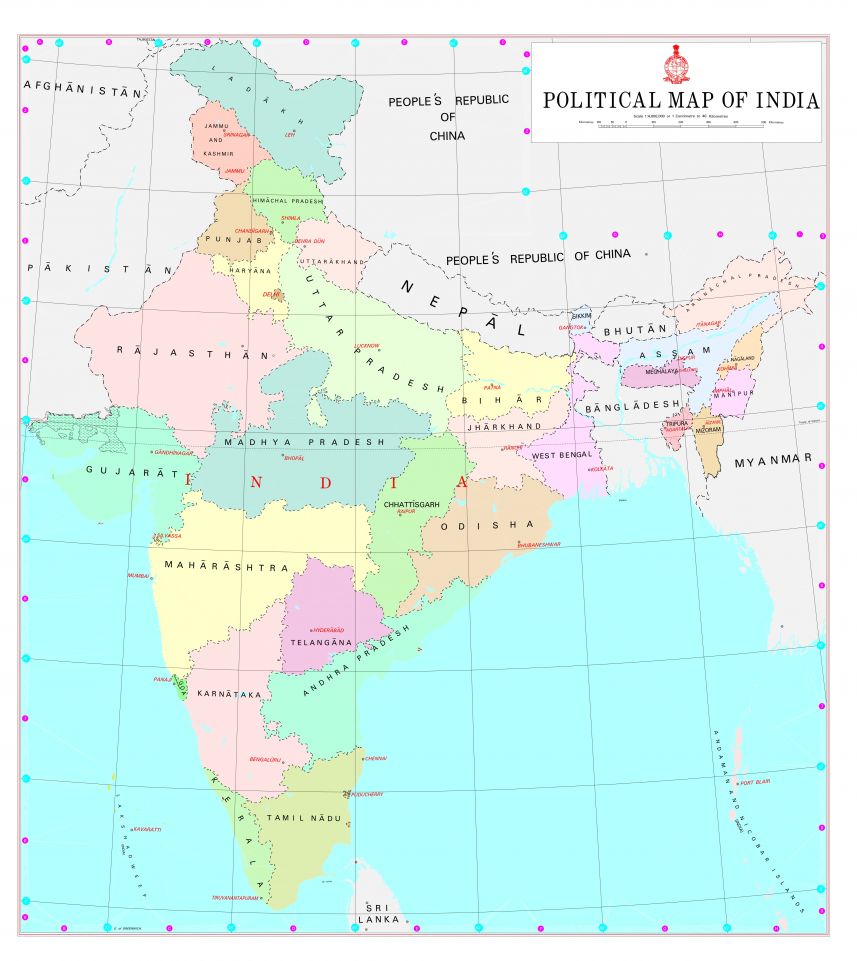 India Political Map 1